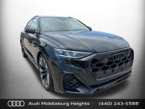 Black 2026 Audi Q8 quattro Premium Plus 55 TFSI for sale in Middleburg Heights, OH