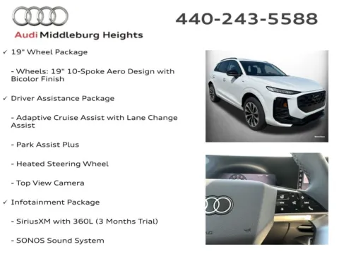 More photos of 2026 Audi Q3 S line at Audi Middleburg Heights, OH