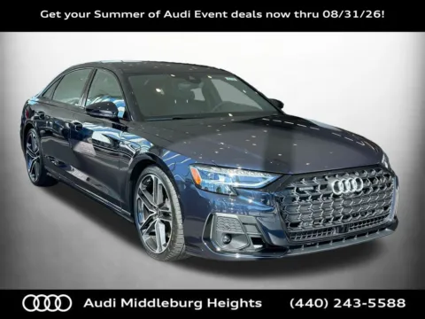 Blue 2026 Audi A8 L 55 for sale in Middleburg Heights, OH
