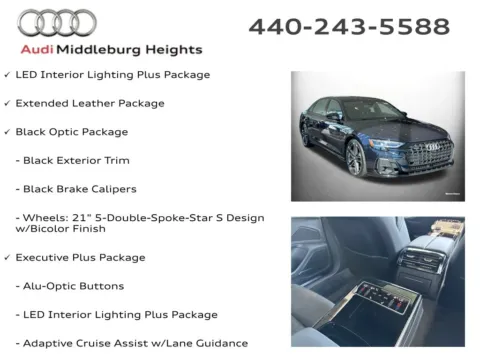 More photos of 2026 Audi A8 L 55 at Audi Middleburg Heights, OH