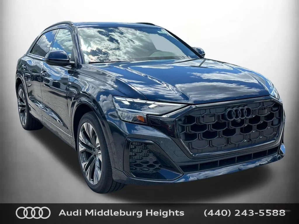 Blue 2026 Audi Q8 55 Premium Plus for sale in Middleburg Heights, OH