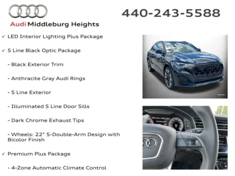 More photos of 2026 Audi Q8 55 Premium Plus at Audi Middleburg Heights, OH