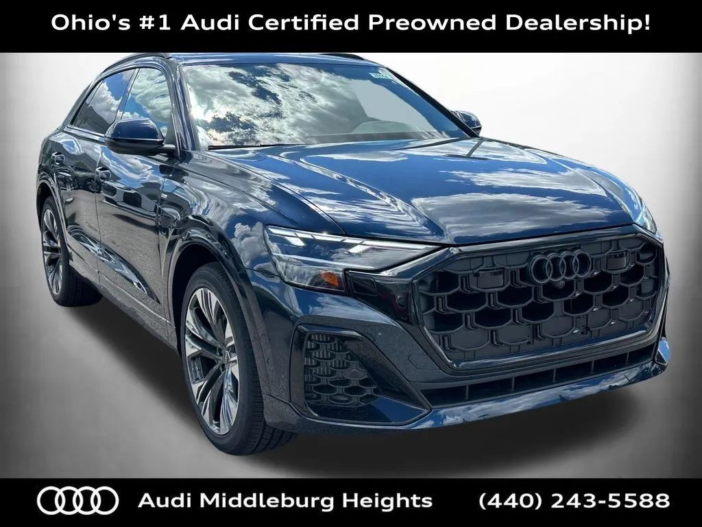 Blue 2026 Audi Q8 55 Premium Plus for sale in Middleburg Heights, OH