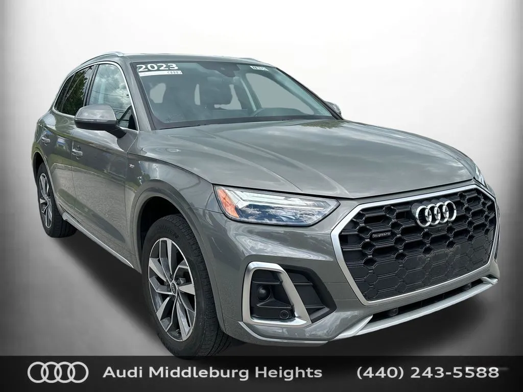 Gray 2023 Audi Q5 45 S line Premium Plus for sale in Middleburg Heights, OH