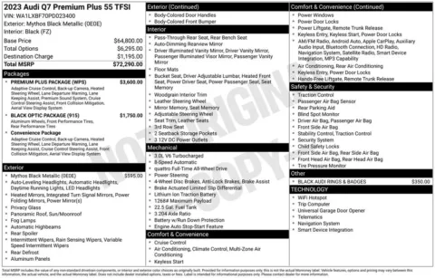 Another view of 2023 Audi Q7 55 Premium Plus for sale in Middleburg Heights, OH at Audi Middleburg Heights