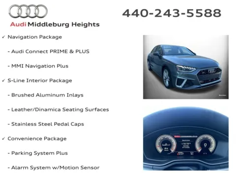 More photos of 2022 Audi A4 45 S line Premium Plus at Audi Middleburg Heights, OH