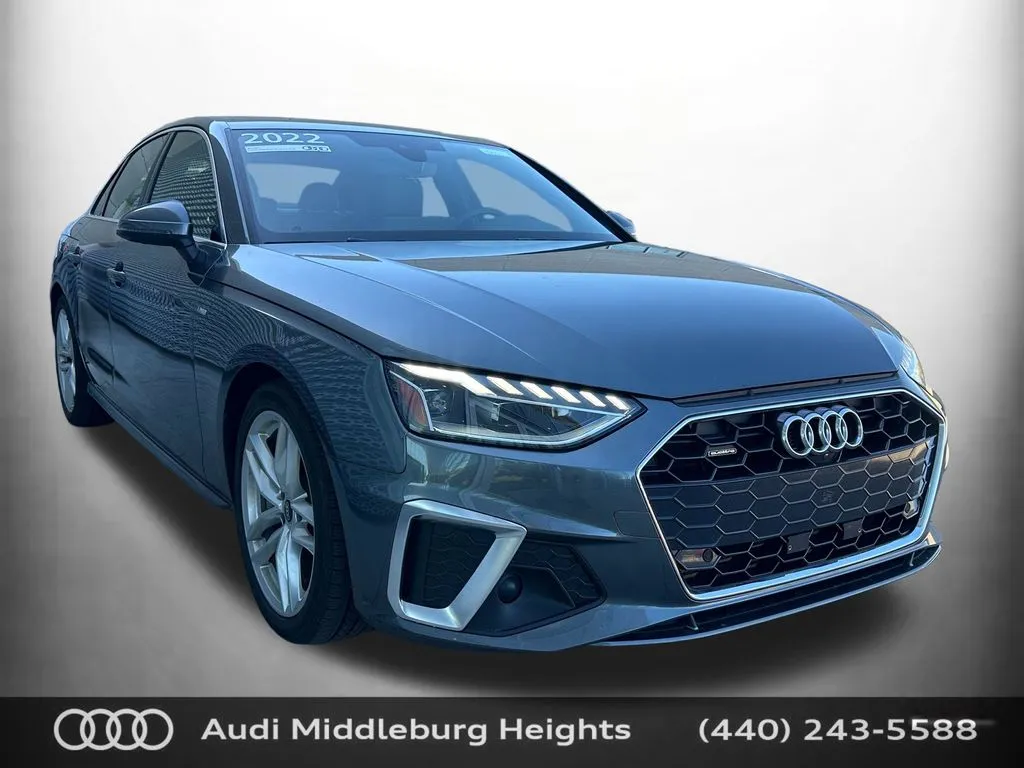 Gray 2022 Audi A4 45 S line Premium Plus for sale in Middleburg Heights, OH