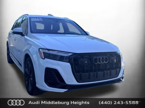 White 2025 Audi Q7 55 Premium Plus for sale in Middleburg Heights, OH