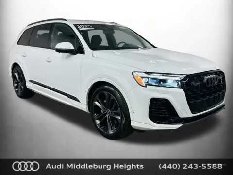 White 2025 Audi Q7 55 Premium Plus for sale in Middleburg Heights, OH