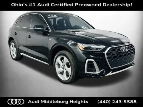 Black 2024 Audi Q5 45 S line Premium Plus for sale in Middleburg Heights, OH