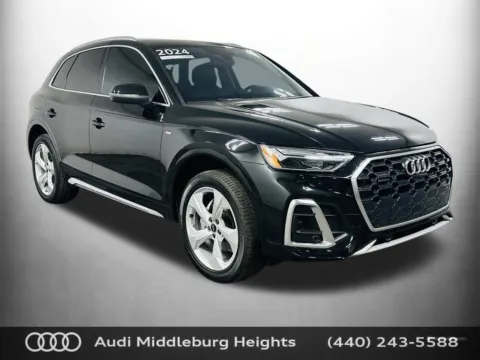 Black 2024 Audi Q5 45 S line Premium Plus for sale in Middleburg Heights, OH