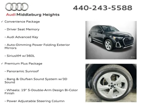More photos of 2024 Audi Q5 45 S line Premium Plus at Audi Middleburg Heights, OH