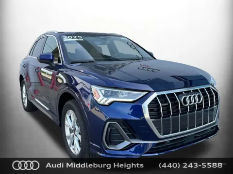 Blue 2025 Audi Q3 Premium Plus for sale in Middleburg Heights, OH