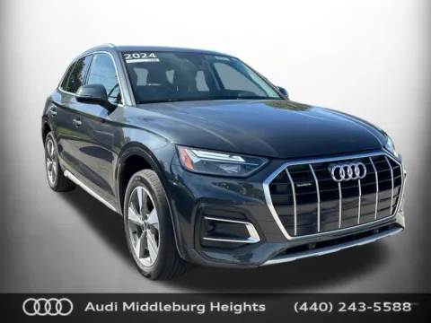 Gray 2023 Audi Q5 40 Premium for sale in Middleburg Heights, OH