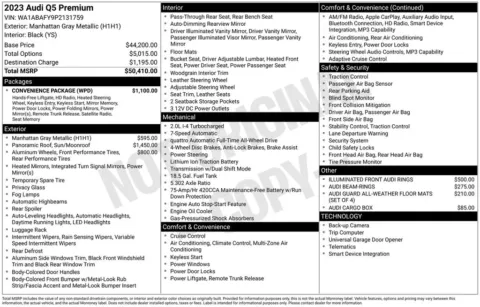 Another view of 2023 Audi Q5 40 Premium for sale in Middleburg Heights, OH at Audi Middleburg Heights