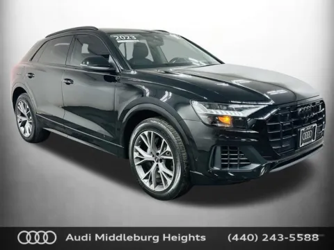 Black 2023 Audi Q8 55 Premium for sale in Middleburg Heights, OH