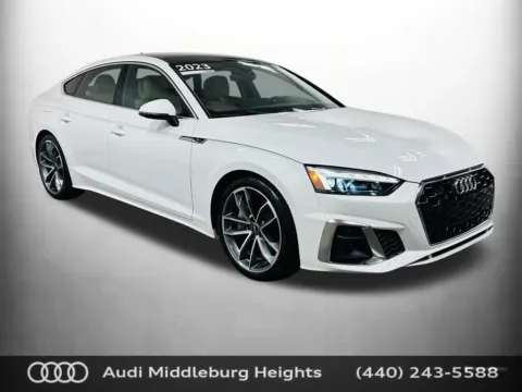White 2023 Audi A5 Sportback 45 S line Premium Plus for sale in Middleburg Heights, OH