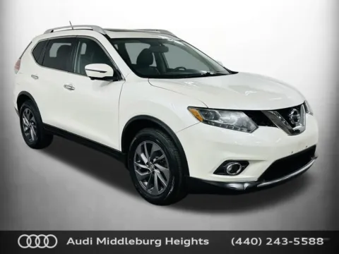 White 2016 Nissan Rogue SL for sale in Middleburg Heights, OH