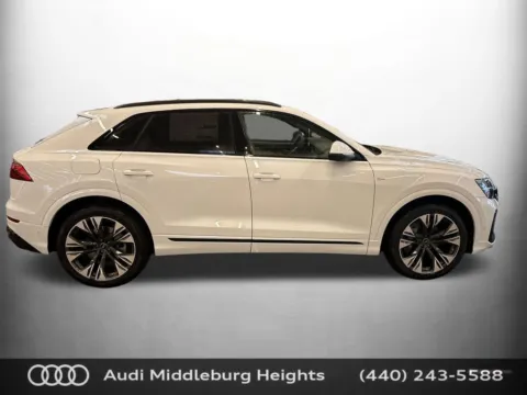 White 2026 Audi Q8 55 Premium Plus for sale in Middleburg Heights, OH