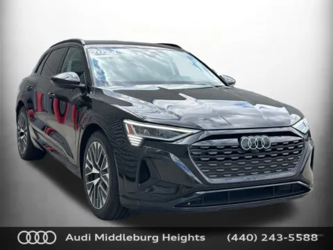 Black 2024 Audi Q8 e-tron Prestige for sale in Middleburg Heights, OH