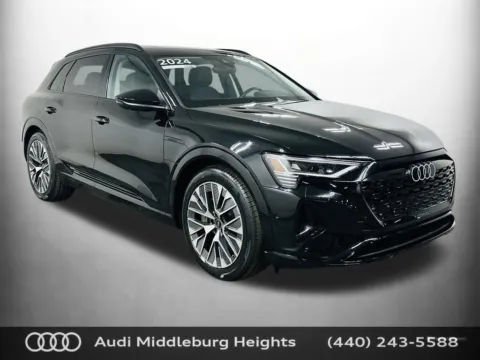 Black 2024 Audi Q8 e-tron Prestige for sale in Middleburg Heights, OH
