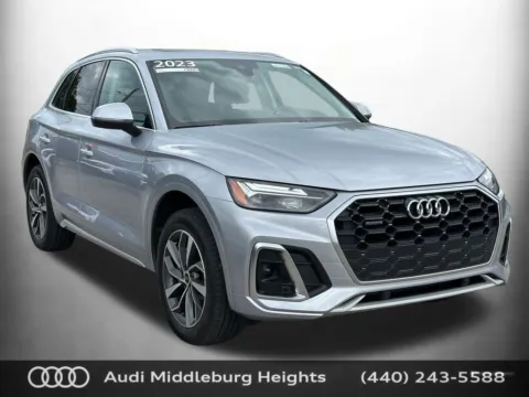 Silver 2023 Audi Q5 45 S line Premium for sale in Middleburg Heights, OH