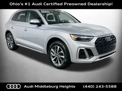 Silver 2023 Audi Q5 45 S line Premium for sale in Middleburg Heights, OH