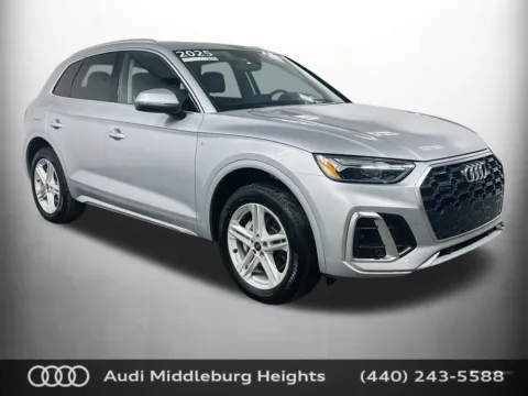 Silver 2025 Audi Q5 e 55 Premium Plus for sale in Middleburg Heights, OH