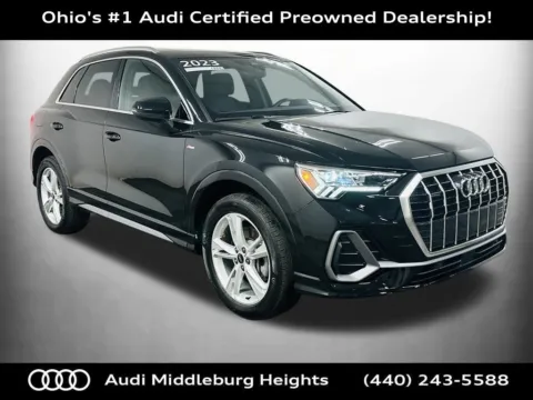 Black 2023 Audi Q3 Premium Plus for sale in Middleburg Heights, OH