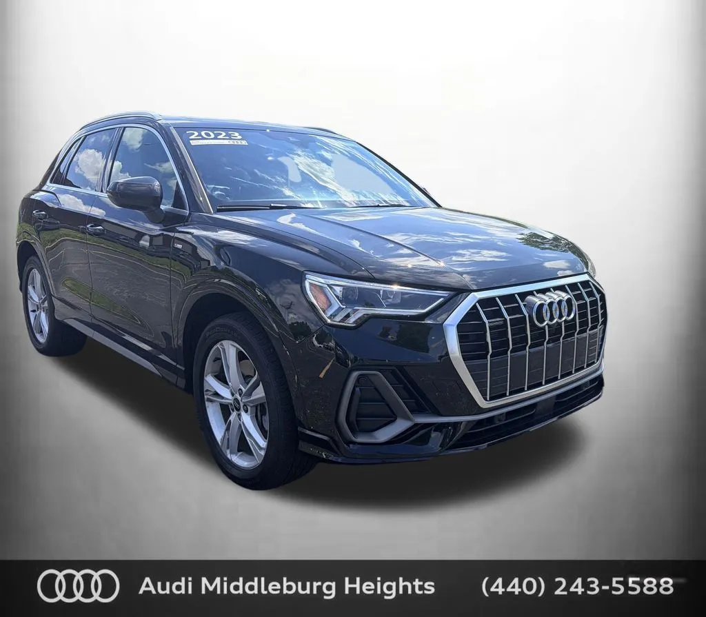 Black 2023 Audi Q3 Premium Plus for sale in Middleburg Heights, OH