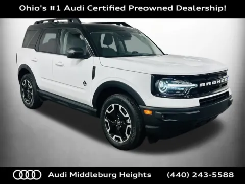 White 2024 Ford Bronco Sport Outer Banks for sale in Middleburg Heights, OH