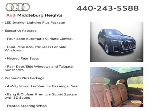 More photos of 2026 Audi Q7 45 Premium Plus at Audi Middleburg Heights, OH
