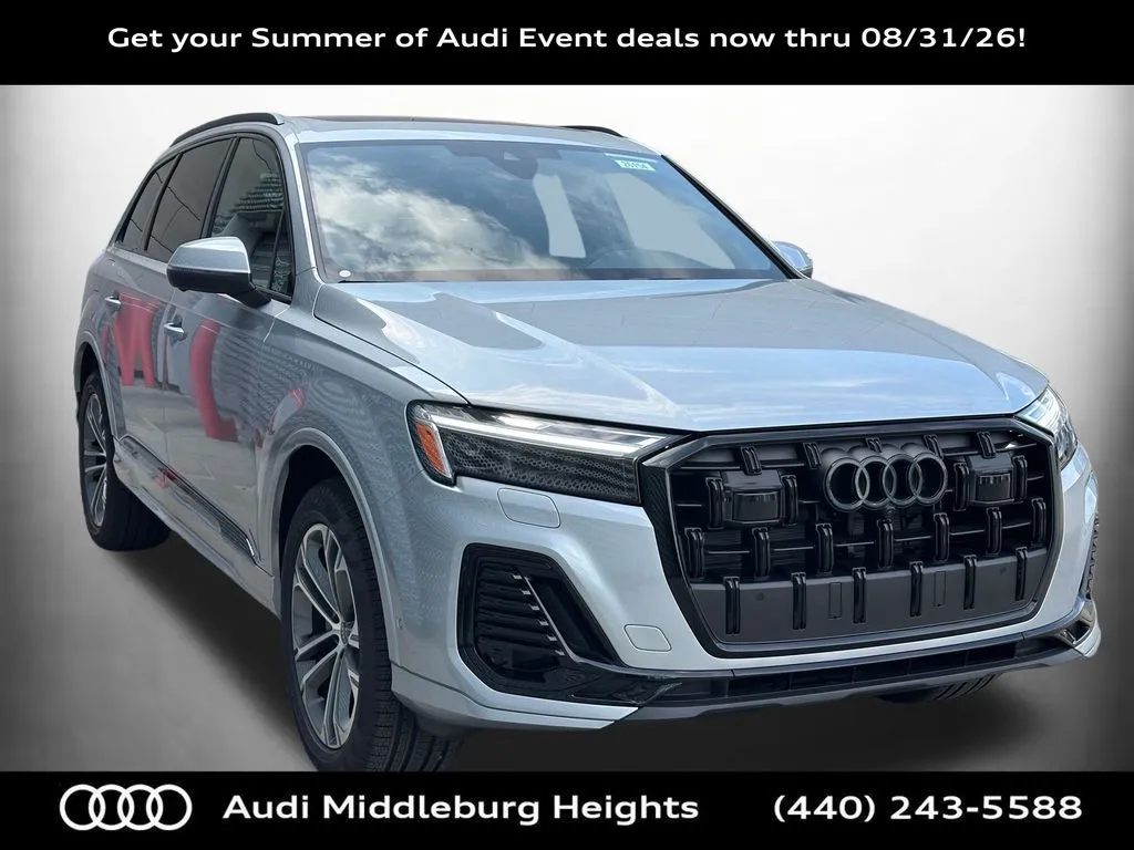 Silver 2026 Audi Q7 45 Premium Plus for sale in Middleburg Heights, OH