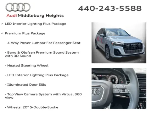 More photos of 2026 Audi Q7 45 Premium Plus at Audi Middleburg Heights, OH