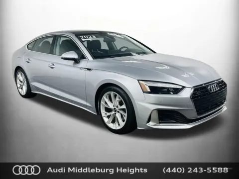 Silver 2023 Audi A5 Sportback Premium Plus for sale in Middleburg Heights, OH