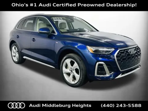 Blue 2023 Audi Q5 45 S line Premium Plus for sale in Middleburg Heights, OH