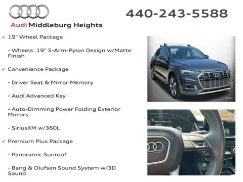 More photos of 2024 Audi Q5 40 Premium Plus at Audi Middleburg Heights, OH