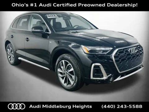 Black 2023 Audi Q5 45 S line Premium Plus for sale in Middleburg Heights, OH