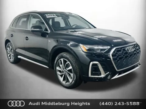 Black 2023 Audi Q5 45 S line Premium Plus for sale in Middleburg Heights, OH