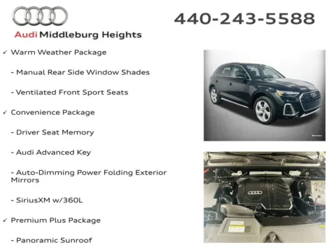 More photos of 2024 Audi Q5 45 S line Premium Plus at Audi Middleburg Heights, OH