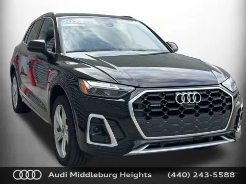 Black 2024 Audi Q5 45 S line Premium Plus for sale in Middleburg Heights, OH