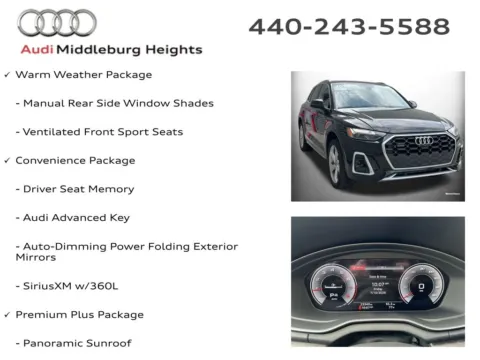 More photos of 2024 Audi Q5 45 S line Premium Plus at Audi Middleburg Heights, OH