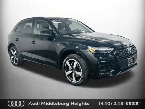 Black 2023 Audi Q5 45 S line Premium Plus for sale in Middleburg Heights, OH