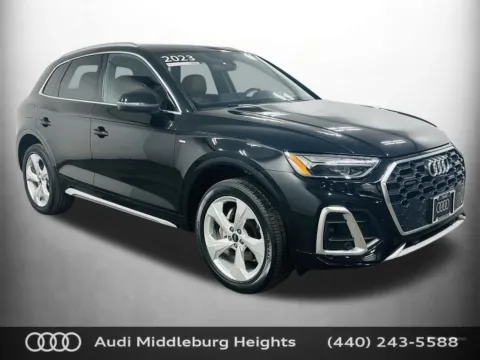 Black 2023 Audi Q5 45 S line Premium Plus for sale in Middleburg Heights, OH