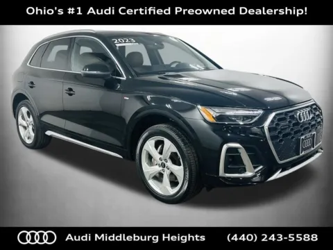 Black 2023 Audi Q5 45 S line Premium Plus for sale in Middleburg Heights, OH