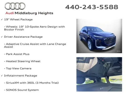 More photos of 2026 Audi Q3 S line at Audi Middleburg Heights, OH