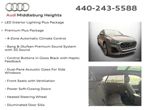 More photos of 2026 Audi Q8 55 Premium Plus at Audi Middleburg Heights, OH