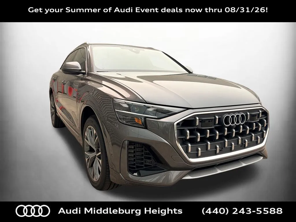 Gray 2026 Audi Q8 55 Premium Plus for sale in Middleburg Heights, OH