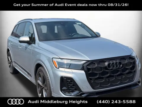 Silver 2026 Audi Q7 55 Premium Plus for sale in Middleburg Heights, OH