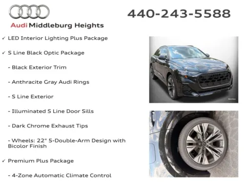 More photos of 2026 Audi Q8 55 Premium Plus at Audi Middleburg Heights, OH
